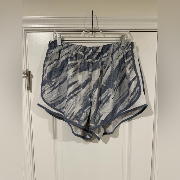 Nike Pants - Nike Women's Athletic Shorts in Navy and White Abstract Print